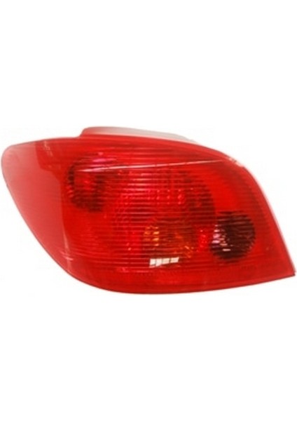 2001 - 2005 Peugeot 307 Stop Lambası Sol Kırmızı - Ledsiz (Pleksan) (Oem NO:6350P3)