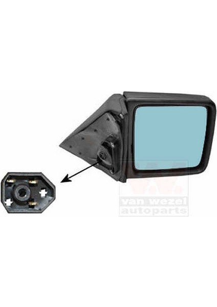 Mercedes 124 201 1986 1995 Dış Dikiz Aynası Sağ Elektrıklı Kapaklı Cam Dahıl (Oem NO:A1248106816)