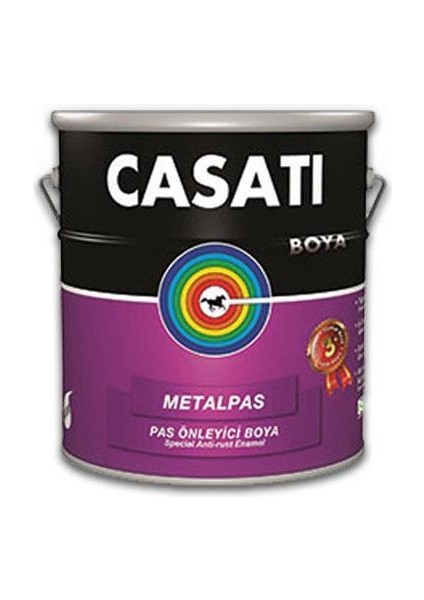 Casati Metalpas Pas Önleyici Boya Koyu Kahve 0,75 Litre