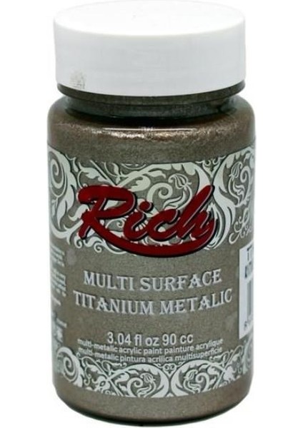 Rich Multi Surface Titanium 2508 Antik Bej Metalik 90 cc fiyatları