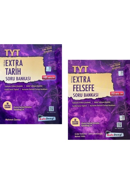 TYT Tarih - Felsefe Extra Soru Seti 2 Kitap 2023