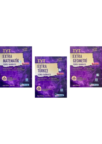 Kafa Dengi Yayınları TYT Matematik - Geometri - Türkçe Extra Soru Seti 3 Kitap 2023