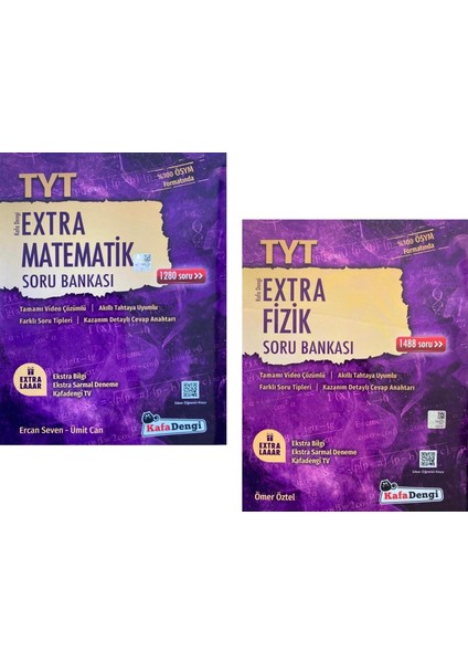 TYT Matematik - Fizik Extra Soru Seti 2 Kitap 2023