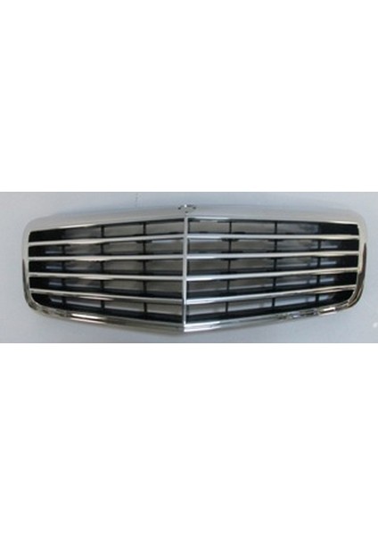 2007 - 2009 Mercedes E Class W211 - Ön Panjur Siyah (Nikelaj Çıtalı) 7 Çıtalı (Tyg) (Oem NO:2118801783)