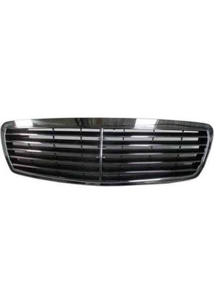 2003 - 2006 Mercedes E Class W211 - Ön Panjur Nikelaj Çerçeveli - Iç Petek Siyah(11çıtalı) (Avantgarde) (Tyg) (Oem NO:2118800583)