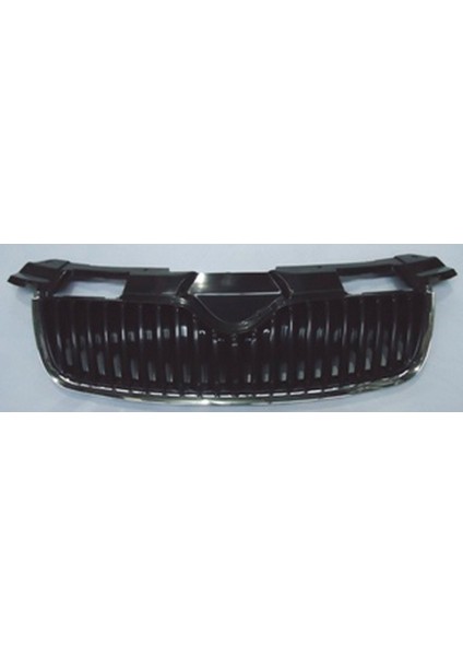 2007 - 2010 Skoda Fabia Ön Panjur Siyah Nikelaj Çerçeveli (Bfn) (Oem NO:5JD853651B)