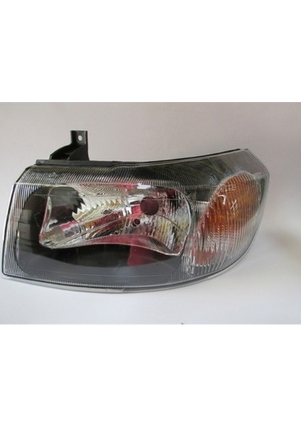 2002 - 2006 Ford Transit V184 Far Lambası Sol Elektrikli - Manuel Siyah 4 Fişli (H4) (Ayfar) (Oem NO:1114874)