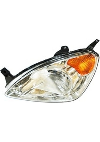 2002 - 2004 Honda Crv Far Lambası Sol Manuel Sarı Reflektörlü (H4) (Famella) (Oem NO:33151SCAG01)