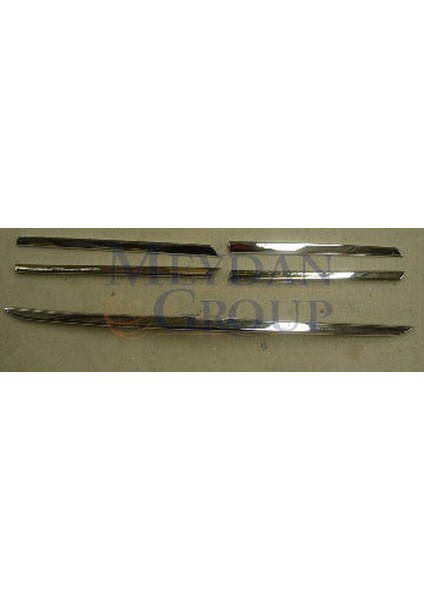 1998 - 2005 Mercedes ml Class W163 - Ön Panjur Çıtası Nikelajlı Set (5 Parça)