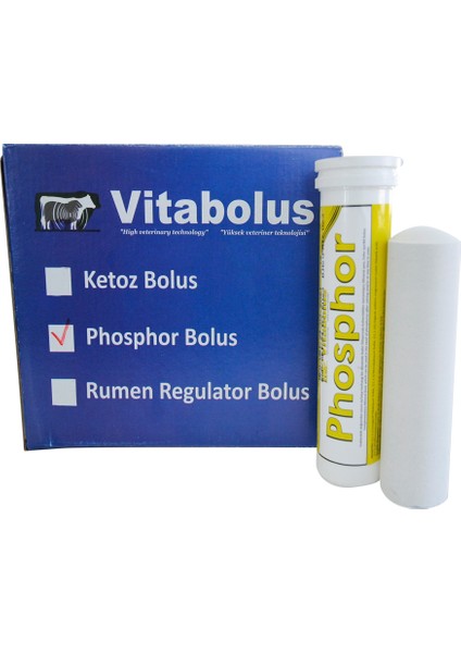 Vitabolus Phosphor Bolus 185 gr x 12 Adet fiyatları