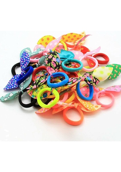 Letgo Toys 10 Adet Mini Tavşan Kulak Lastik Toka