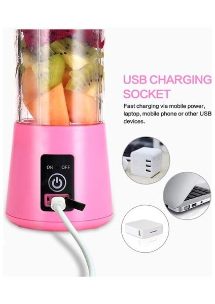 Mini Elektrikli Çok Fonksiyonlu Taşınabilir USB Meyve Sıkacağı (Yurt Dışından)