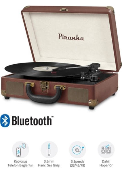 7325 Bluetoothlu Çantalı Pikap Pıranha