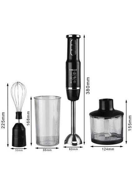 Ab Fiş Smoothie Taşınabilir El Blender Mutfak Için 4 In 1 (Yurt Dışından)