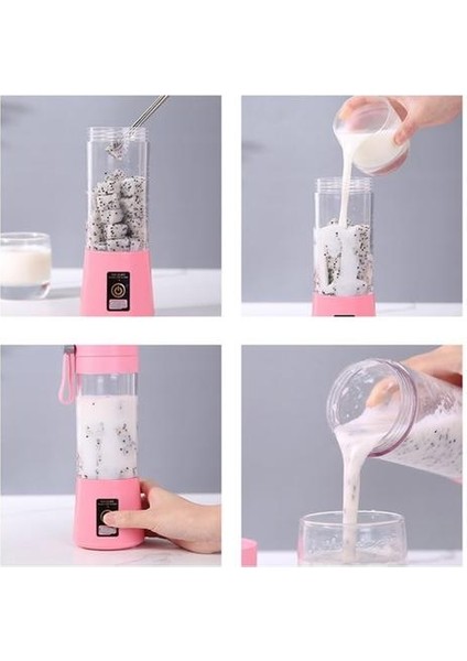 USB Şarj Edilebilir Taşınabilir Kolay Blender Mini Sıkacağı (Yurt Dışından)