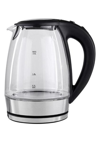 Elektrikli Cam Kettle 2000 W Hızlı Kaynar (Yurt Dışından)