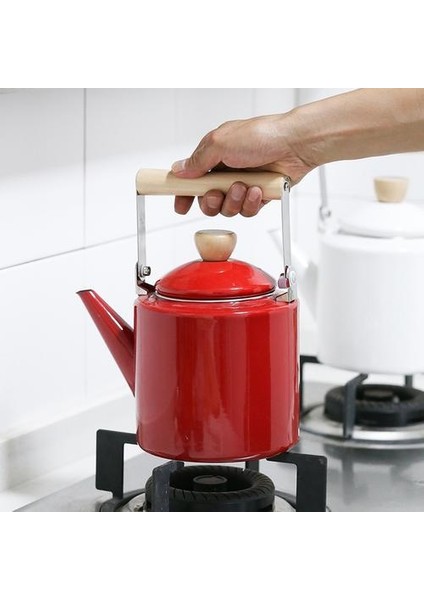 Emaye Su Isıtıcısı Japon Tarzı Çaydanlıklar 2 Litre (Yurt Dışından)