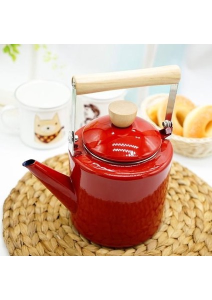Emaye Su Isıtıcısı Japon Tarzı Çaydanlıklar 2 Litre (Yurt Dışından)