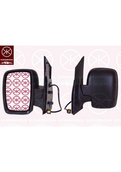 Jumpy Expert Scudo Elektrikli Ayna 2007 - 2017 Tek Camlı Astarlı Sol Oem NO:8153L7