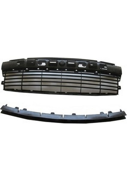 2010 - 2013 Peugeot 206 Plus Hb - Ön Tampon Panjuru Siyah (Tw) (Oem NO:742277)