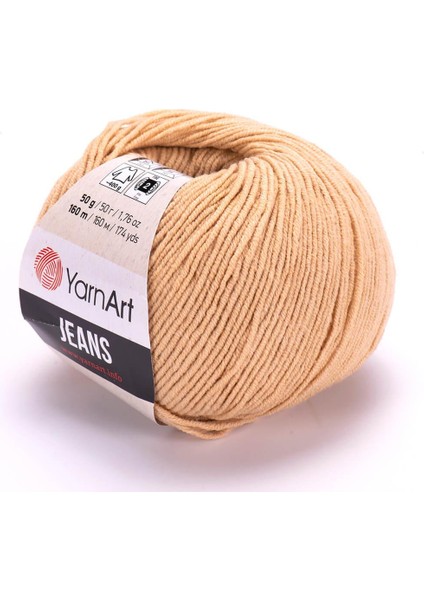 Yarnart Jeans Bej El Örgü Ipliği
