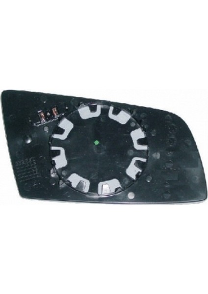 E60 E61 E63 E64 Elektrikli Ayna Camı 2003 - 2009 Kör Noktalı Mavi Cam Sol Oem NO:51167065081