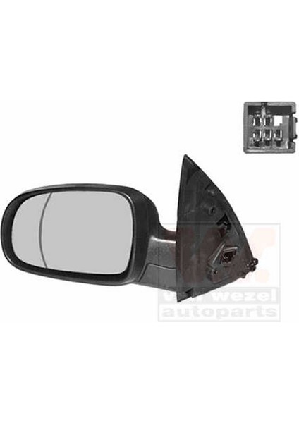 Opel Corsa C 2001 2006 Dış Dikiz Aynası Sol Elektrikli (Füme) (Oem NO:1428304)