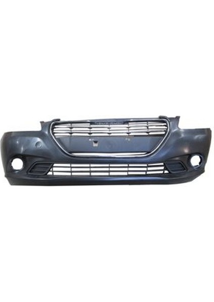 2013 - 2016 Peugeot 301 Ön Tampon Siyah (Sis Delikli Tampon Panjurlu Alt Üst - Sis Braketli - Nikelaj Çıtalı (Oem NO:1608715680)