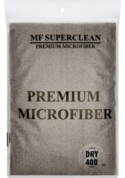 Superclean Mikrofiber Oto Kurulama Havlusu 50 x 70 cm 400 Gsm Overloklu