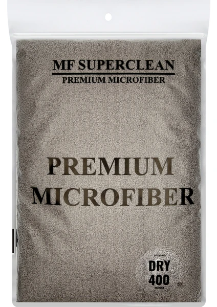 Superclean Mikrofiber Oto Kurulama Havlusu 50 x 70 cm  400 Gsm  Overloklu