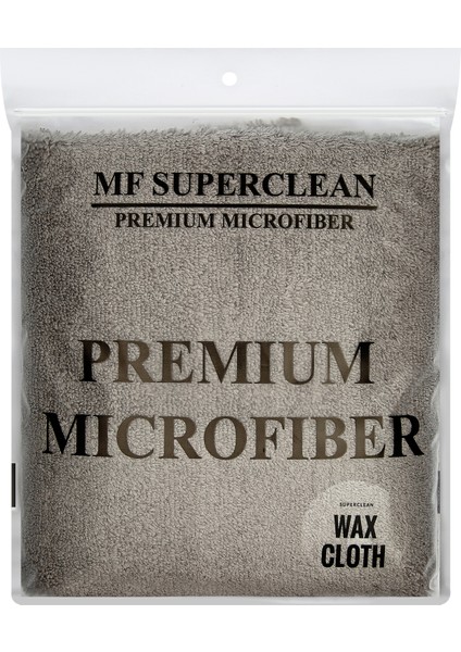 Superclean Mikrofiber Ultra Lüks Cila Bezi  - 2'li Paket - 40 x 40 cm - 400 Gsm - Lazer Kesim