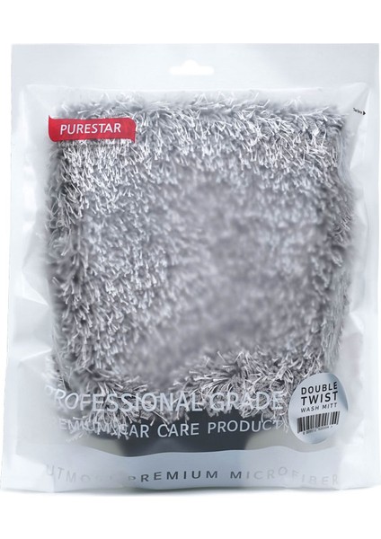 Superclean Mikrofiber Purestar Double Yıkama Eldiveni - Wash Mıte - 1100 Gsm