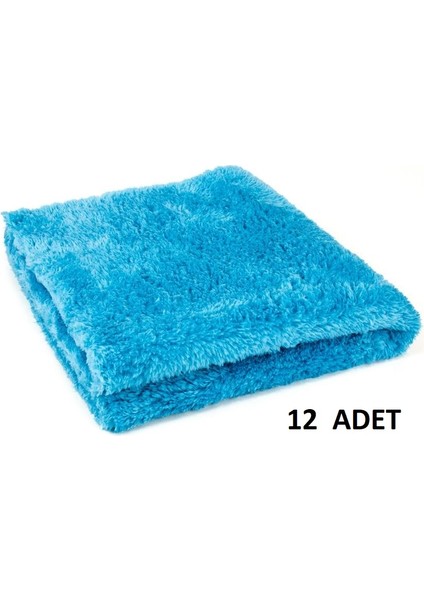 Superclean Mikrofiber Cila Bezi 12'li Paket 40 x 40 cm 350 Gsm Lazer Kesim