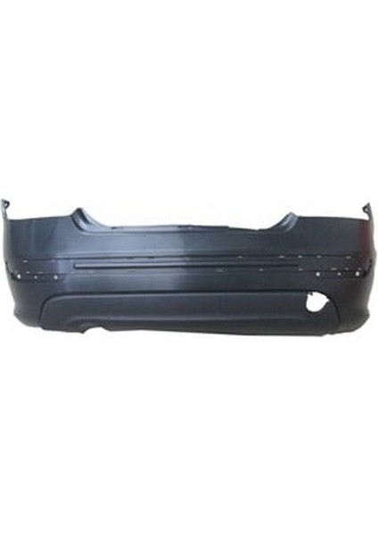 2012 - 2017 Fiat Linea Arka Tampon Siyah (Reflektör ve Bant Delikli Sensör Braketli Fpı) (Oem NO:735548334)