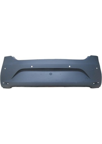 2013 - 2016 Seat Leon Arka Tampon Gri (Sensör Delikli - Reflektör Delikli Astarlı Phıra) (Oem NO:5F0807421AGRU)