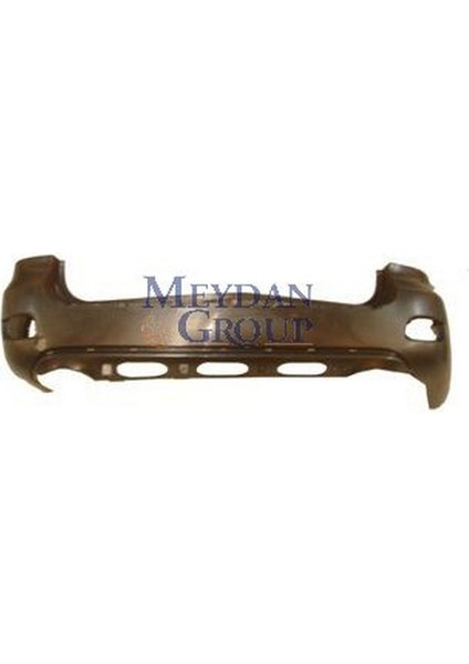 2007 - 2011 Hyundai Santa Fe Arka Tampon Siyah (Sis Delikli Bfn) (Oem NO:866112B020)