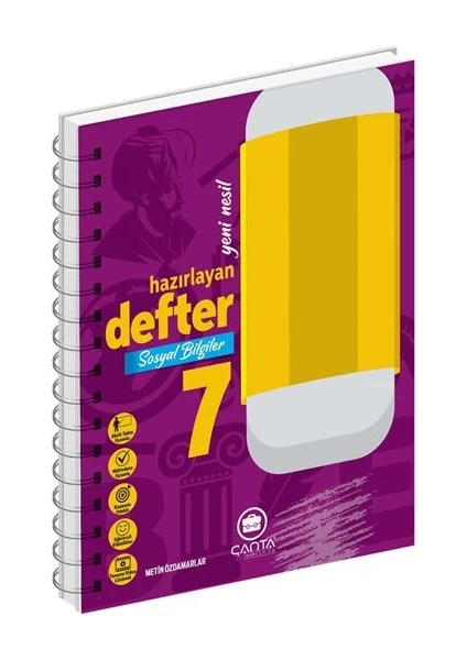 Çanta Yayınları 7.Sınıf Sosyal Bilgiler Okula Yardımcı Hazırlayan Defter