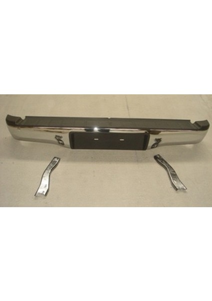 2007 - 2012 Mazda Bt 50 Pıck Up - Arka Tampon Nikelajlı (Plaka Takılan Tip) (Bağlantı Ayaklı) (Bfn) (Oem NO:URY150221)