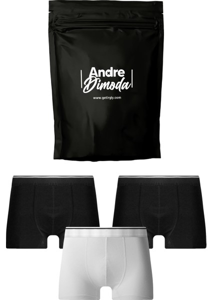 Erkek 3'lü Boxer 1. Sınıf Kumaş Premium Paket Özel Dizayn. Düz Likralı Boxer Şort Çeyizlik Hediyelik
