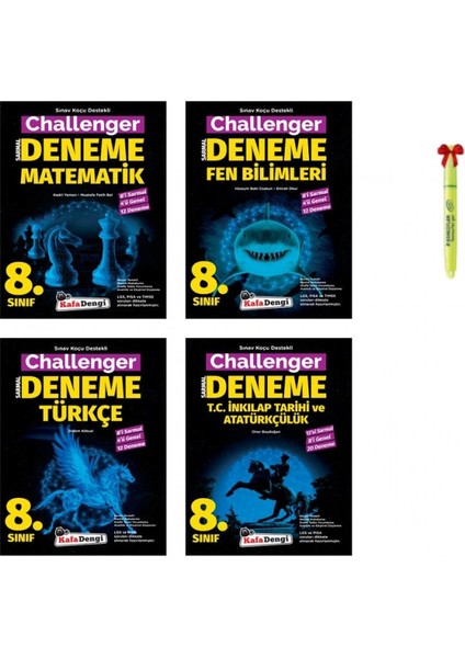 LGS 8.Sınıf Challenger Matematik Fen Bilimleri Türkçe Inkılap Deneme