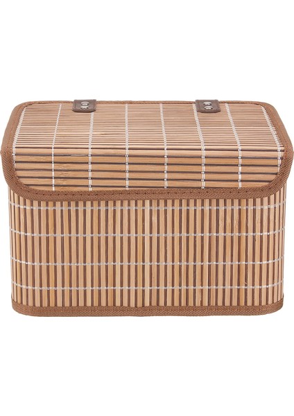 English Home Hardwood Bambu Saklama Kutusu 28X20X18 cm Kahve