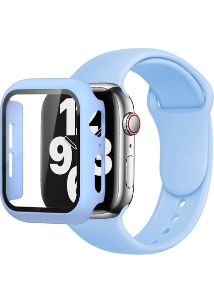 Apple Watch 2 3 4 5 6 Se (44 Mm) Uyumlu Nike Kılıf Kasa ve Ekran Koruyucu 360 Tam Koruma