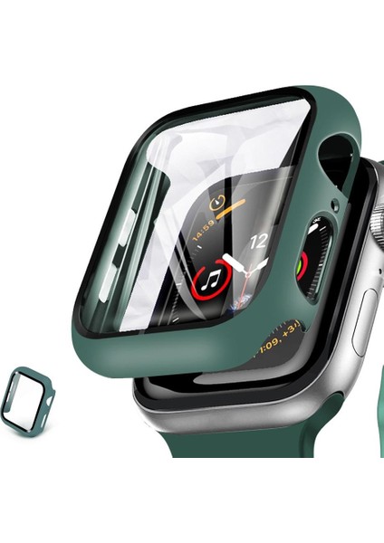 Apple Watch 2 3 4 5 6 Se (38 mm) Uyumlu Kılıf Kasa ve Ekran Koruyucu 360 Tam Koruma