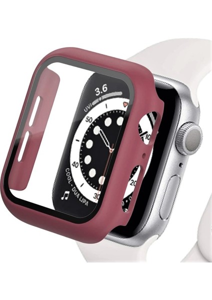 Apple Watch 2 3 4 5 6 Se (44 Mm) Uyumlu Nike Kılıf Kasa ve Ekran Koruyucu 360 Tam Koruma