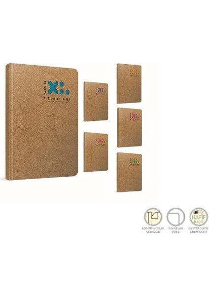Xl Notes Ip Dikişli Sert Kapak 17X24 100YP Çizgili 5335