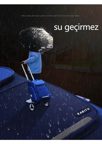 Goodtool Tekerlekli Çocuk Okul Çantası - Lacivert (Yurt Dışından) fırsatları