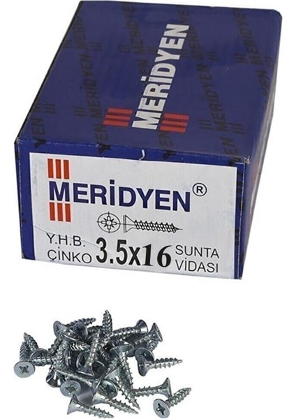 Yüksek Performans Sunta Vidası 3.5X16 mm 1000 Adet