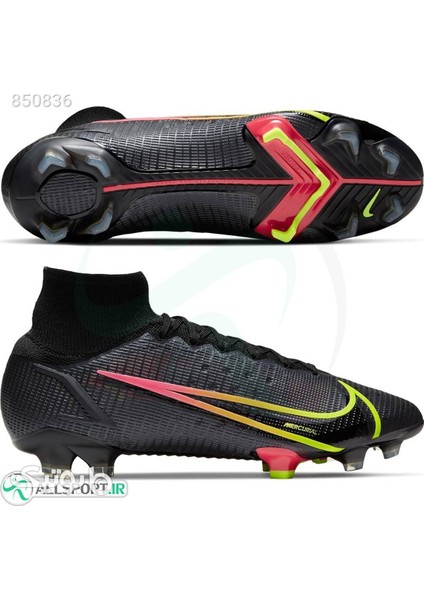 Mercurial Superfly 8 Elite Fg M Men's Black Football Siyah Erkek Krampon CV0958090
