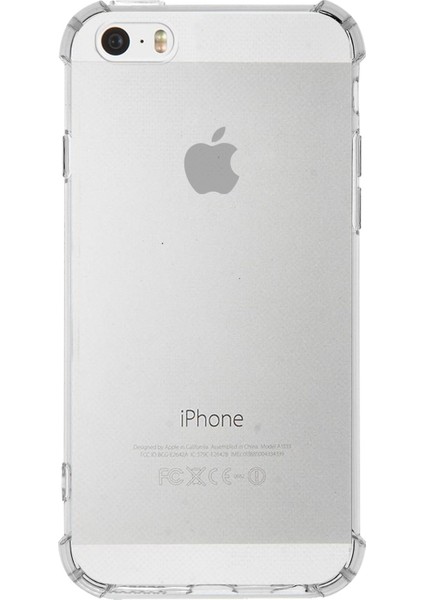 Apple iPhone 5se Kapak Köşe Korumalı Airbag Antishock Silikon Kılıf