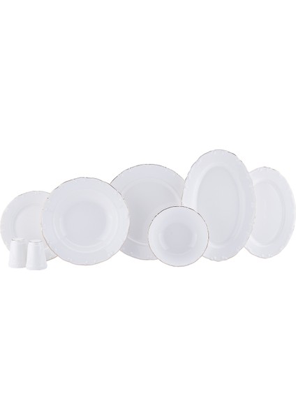 Vinta Collection 55 Parça Altın Yemek Takımı